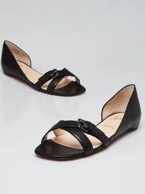 Christian Louboutin Atalanta Flat Calf VIP black size 41